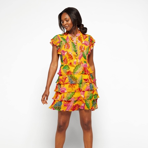 Farm rio dress size medium beaks and bananas size medium - Picture 2 of 10